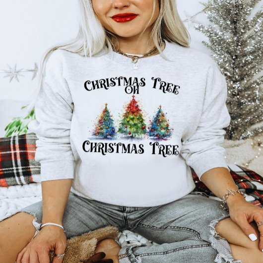 Sweatshirt Arbre de Noël oh Arbre de Noël
