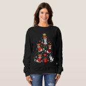 Sweatshirt Arbre de Noël Papillon (Devant entier)