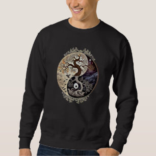 Sweatshirt Arbre de vie Yin Yang Artwork Premium