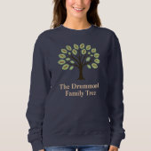 Sweatshirt Arbre Généalogique Avec Années de Naissance (Devant)