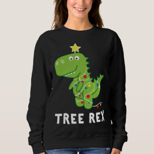Sweatshirt Arbre Rex. Animal Pun Dinosaur Dinosaur Noël Paja
