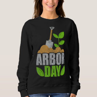 Sweatshirt Arbres plantes Arbor Day Jour des terres Retro Nat