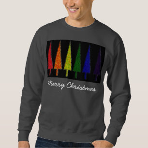 Sweatshirt Arc-en-ciel de Noël