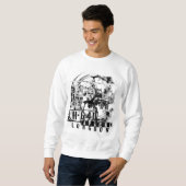 Sweatshirt Arc long Apache AH-64D (Devant entier)