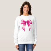 Sweatshirt Arc rose (Devant entier)