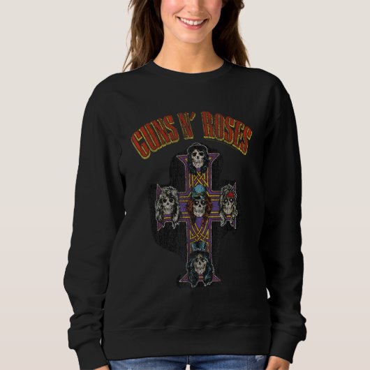 Sweatshirt Arche de croix officielle Rose Guns N' (Devant)