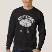 Sweatshirt Archer Bowman Target   Bow Arrow Archery (Devant)