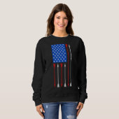 Sweatshirt Archer de tir à l'arc américain (Devant entier)