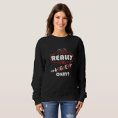 Sweatshirt Archer J'Aime Vraiment Tir À L'Arc Ok (Devant entier)