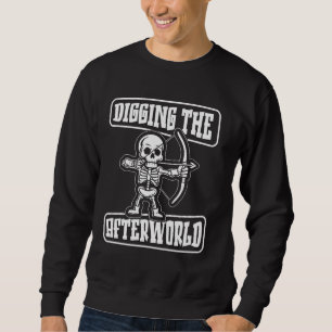 Sweatshirt Archer Skeleton cible Bow Bowman Arrow - tir à l'a