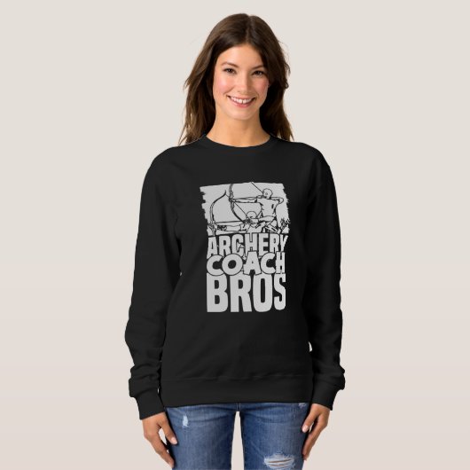 Sweatshirt Archery Bow Bowman  Target Arrow Archer Archery Co (Devant entier)
