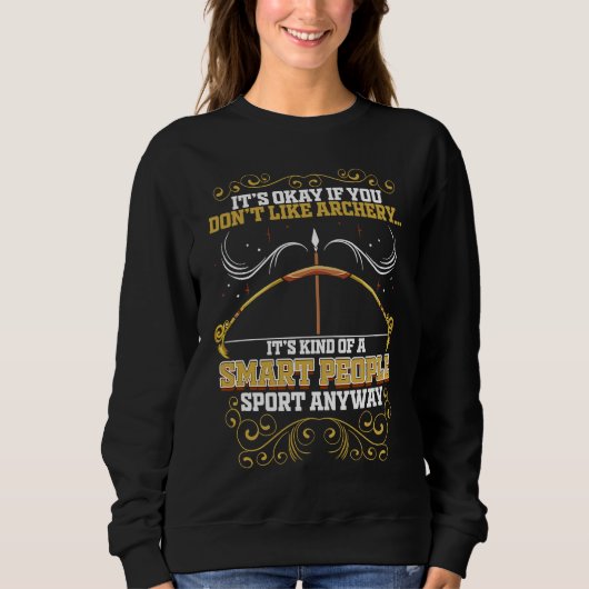 Sweatshirt Archery for Archery Arrow Bow (Devant)