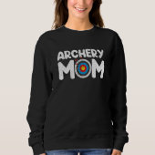 Sweatshirt Archery Mom Archer Arrow Bow Target (Devant)