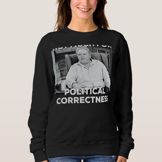 Sweatshirt Archie Bunker Funny Conservative R-R-E-P-U-B-L-I-C (Devant)