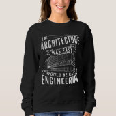 Sweatshirt Architect Architecture Student for Men (Devant)