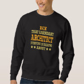 Sweatshirt Architect Job Title Employee Worker Architect (Devant)