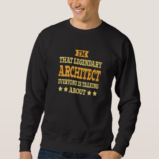 Sweatshirt Architect Job Title Employee  Worker Architect (Devant)