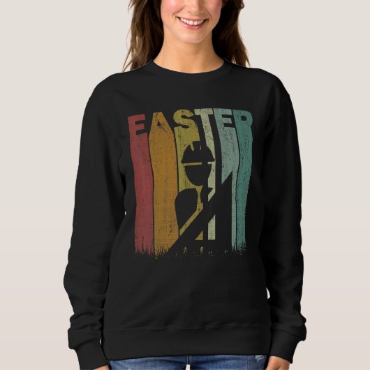 Sweatshirt Architecte de Pâques Retro Graphic Funny Easter Co (Devant)