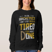 Sweatshirt Architecte Inspiré Architecture (Devant)