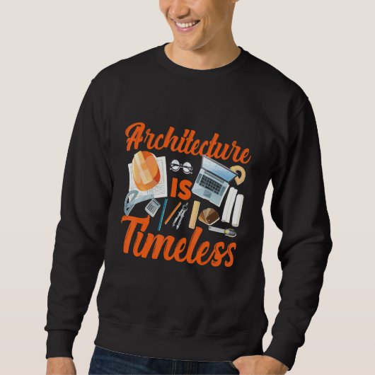 Sweatshirt Architecte Pour Bâtiment Béton 1 (Devant)