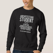 Sweatshirt Architecture Student Definition Future Architect T (Devant)