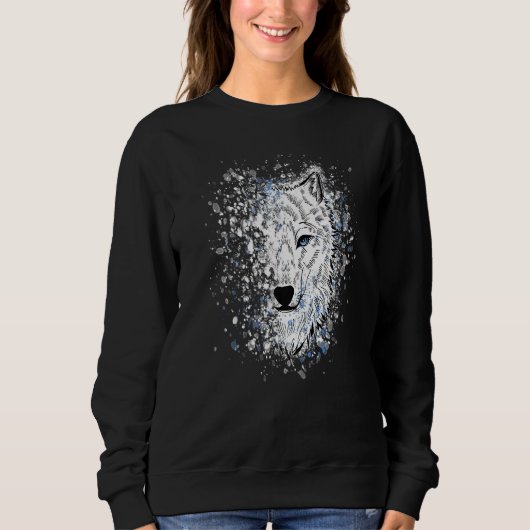Sweatshirt Arctic Wolf Polar Wolf Cool Premium (Devant)