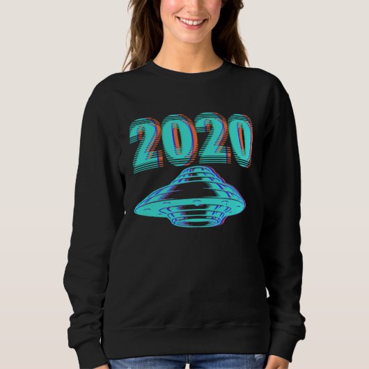 Sweatshirt Area 51 UFO Alien Abduction OFF WORLD FBI 2020 Hu (Devant)