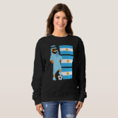 Sweatshirt Argentina Sheik Argentina Flag Soccer (Devant entier)