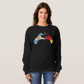 Sweatshirt Argentine Germany Flag - Argentinian German Heart (Devant entier)