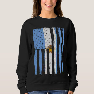 Sweatshirt argentine hommes drapeau argentin femmes argenti