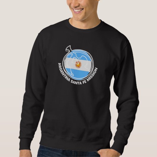 Sweatshirt Argentine Père Noël Fe LDS Mission Fière Mormon Mi (Devant)