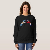 Sweatshirt Argentinian British Flag - Argentine United Kingdo (Devant entier)