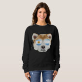 Sweatshirt Argentinian Flag Akita Dog Argentina Pocket (Devant entier)