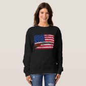 Sweatshirt Argile Pigeon Tir Usa Tir de fusil de tir (Devant entier)