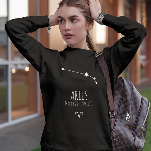 Sweatshirt Aries | Constellation Zodiaque personnalisée