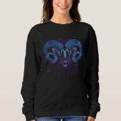 Sweatshirt Aries Zodiac Sign (Devant)