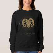 Sweatshirt Aries zodiac sign 2 (Devant)
