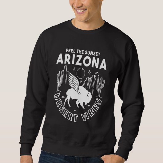 Sweatshirt Arizona Sent Le Coucher De Soleil (Devant)