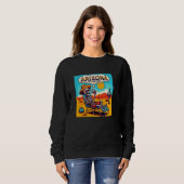 Sweatshirt Arizona Skeleton Bone sec Chaleur (Devant entier)