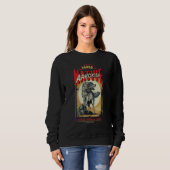 Sweatshirt Arkokisa Native American Indian Born Wolf Spirit R (Devant entier)