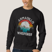 Sweatshirt Armadillo Whisperer Armadillo Armadillo Retro (Devant)