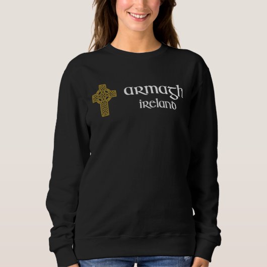 Sweatshirt Armagh Celtic Cross Northern Ireland Souvenir (Devant)