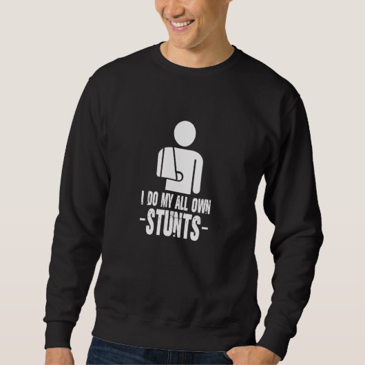 Sweatshirt Arme brisée Stunts Bone Bone Bone Bone Sling Arm G (Devant)