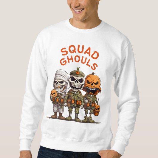 Sweatshirt Armée des Ghouls - Costumes d'Halloween Soldat (Devant)