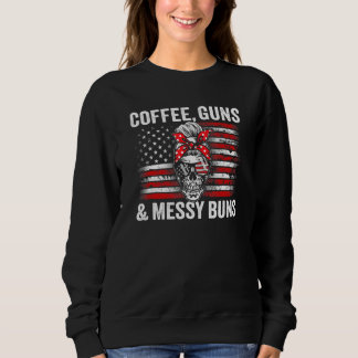 Sweatshirt Armes à café et armes à feu Messy Pro Gun Femmes C