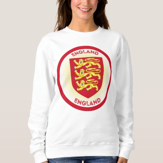 Sweatshirt Armoiries d'Angleterre Forme circulaire (Devant)