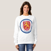 Sweatshirt Armoiries de Finlande de forme circulaire (Devant entier)