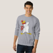 Sweatshirt Armoiries de Foghorn Leghorn franchies (Devant entier)
