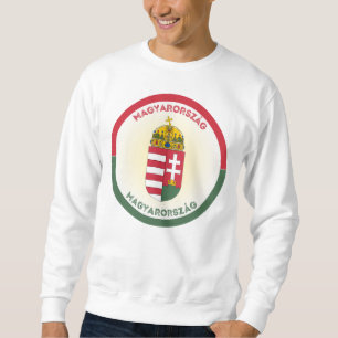 Sweatshirt Armoiries de Hongrie Forme de Cercle