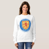 Sweatshirt Armoiries de l'Écosse Forme du cercle (Devant entier)